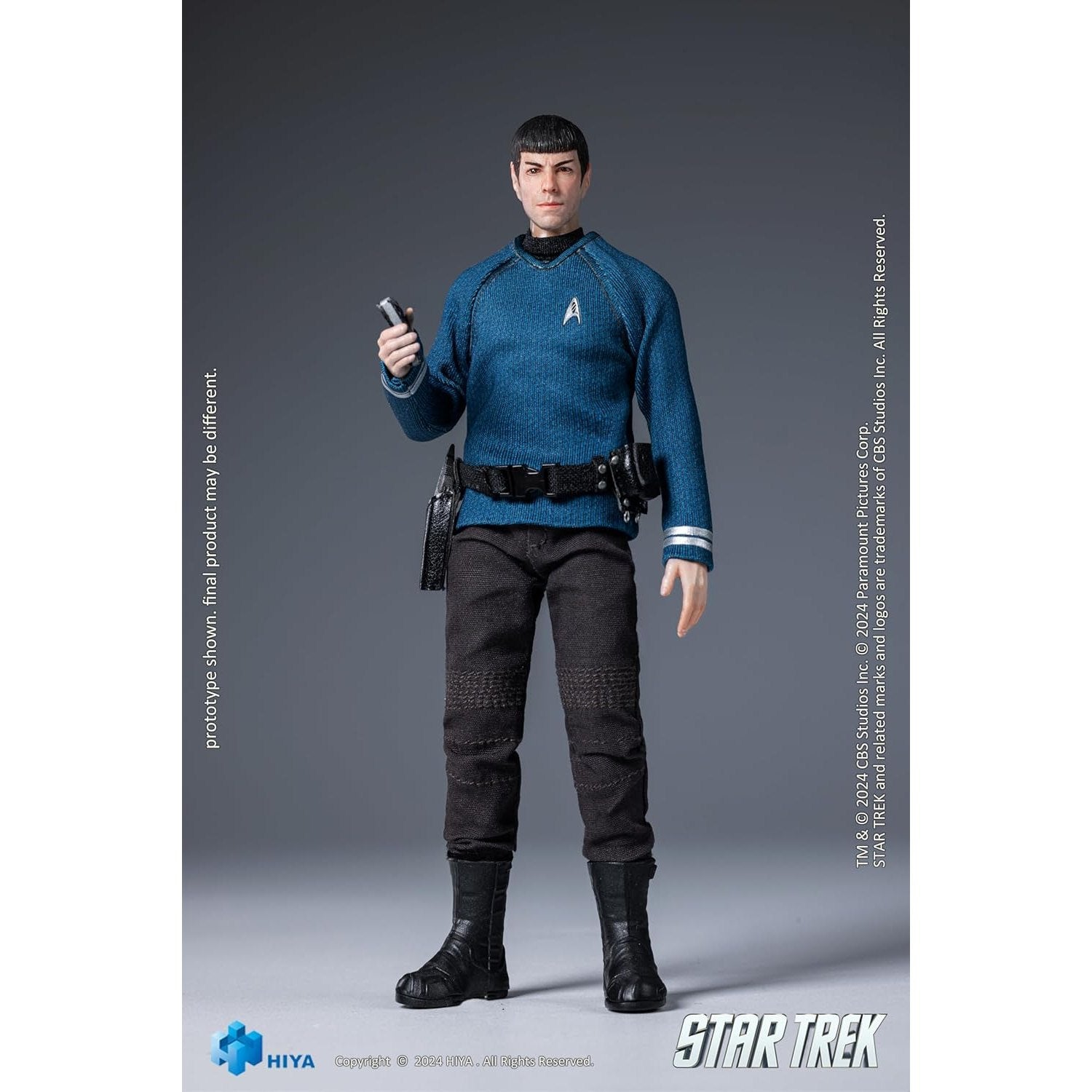 Star Trek 2009 Film Spock 1:12 Scale Action Figure - Hiya Toys Exquisite Super Series - PX Previews Exclusive!