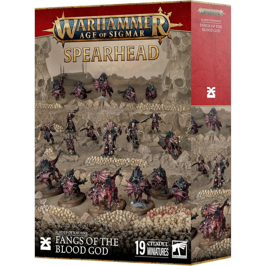 Warhammer: Age of Sigmar Spearhead Blades of Khorne Fangs of the Blood God - Set of 19 Miniatures - Games Workshop
