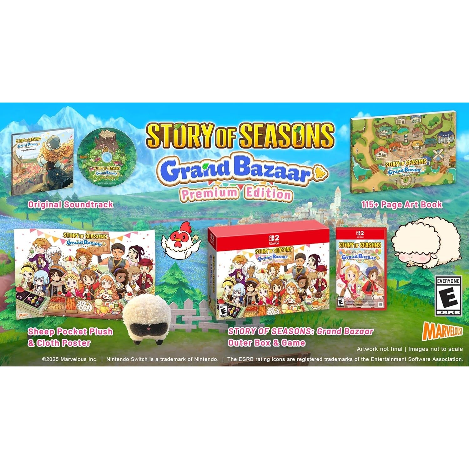 Story of Seasons: Grand Bazaar Premium Edition - Nintendo Switch 2 - Xseed Games