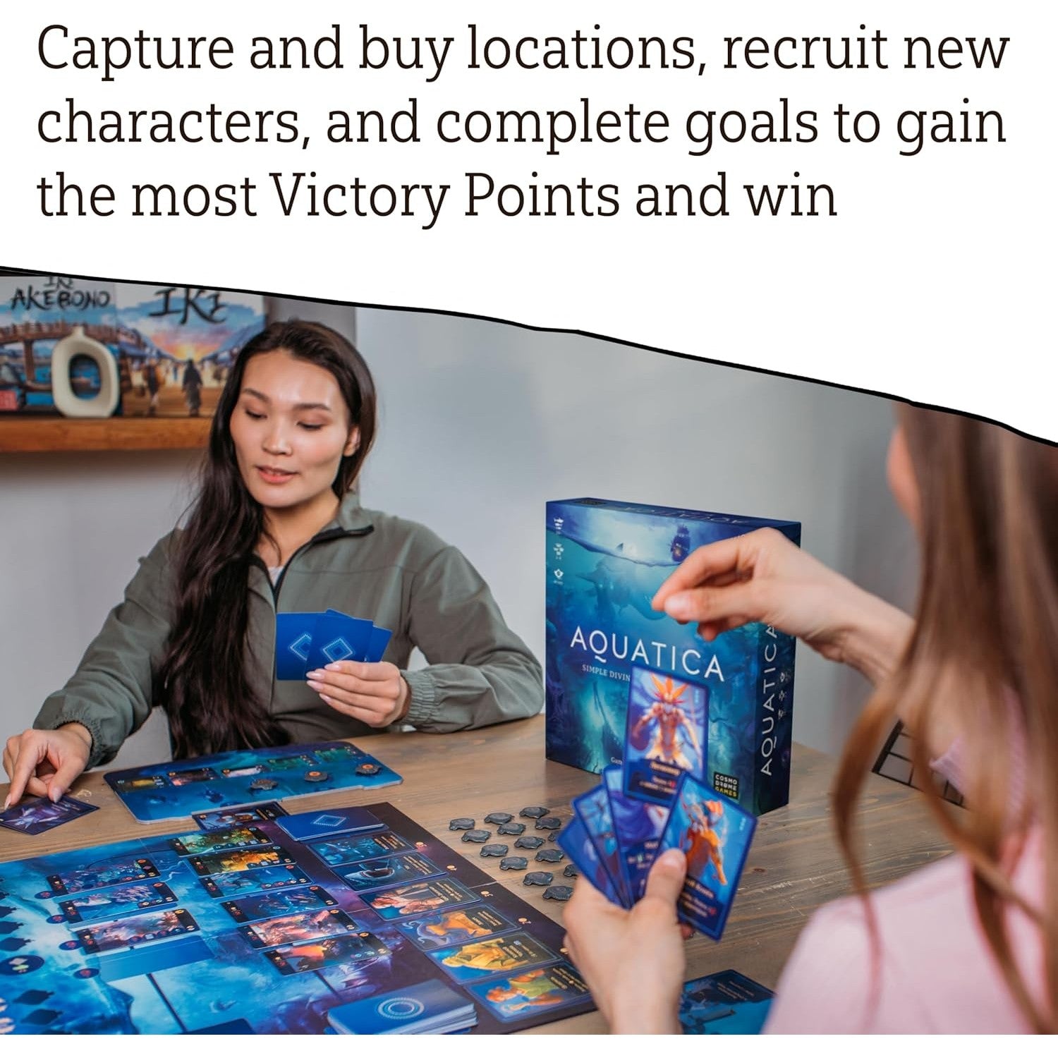 Aquatica Diving Strategy Board Game - Arcane Wonders