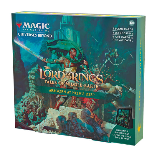 Magic: The Gathering The Lord of the Rings: Tales of Middle Earth - Aragorn at Helm's Deep Scene Box - Wizards of the Coast