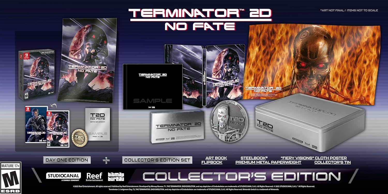 Terminator 2D: No Fate Collector's Edition - Nintendo Switch - Reef Entertainment