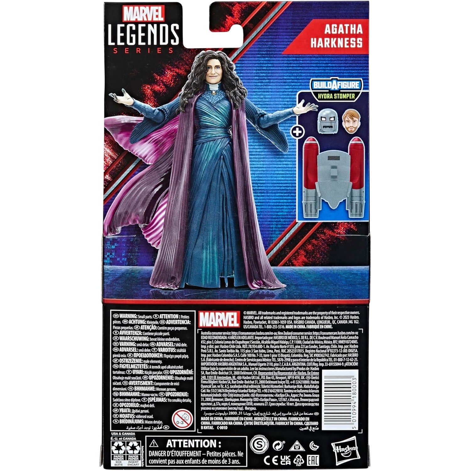 WandaVision Agatha Harkness Action Figure Hydra Stomper BAF - Hasbro - Marvel Legends