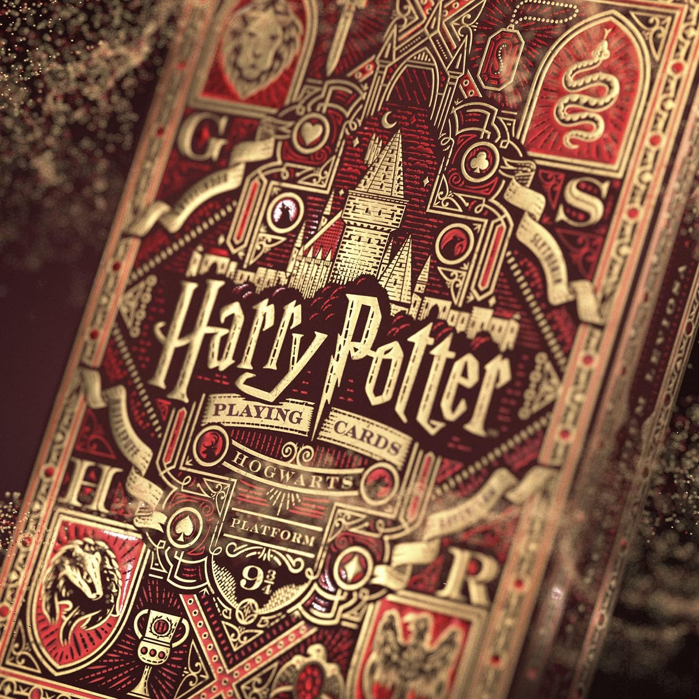 Harry Potter Gryffindor Red Foil Playing Cards - Theory11