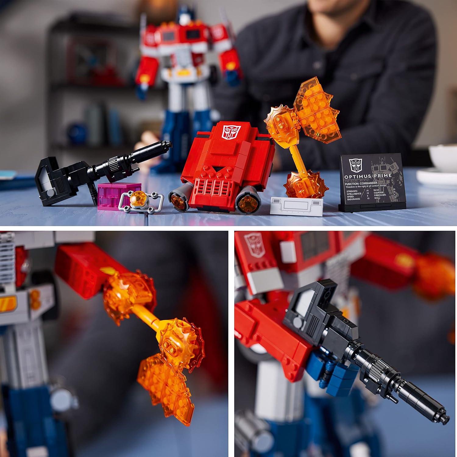 Transformers Optimus Prime Figure Building Set - LEGO #10302 - LEGO Icons