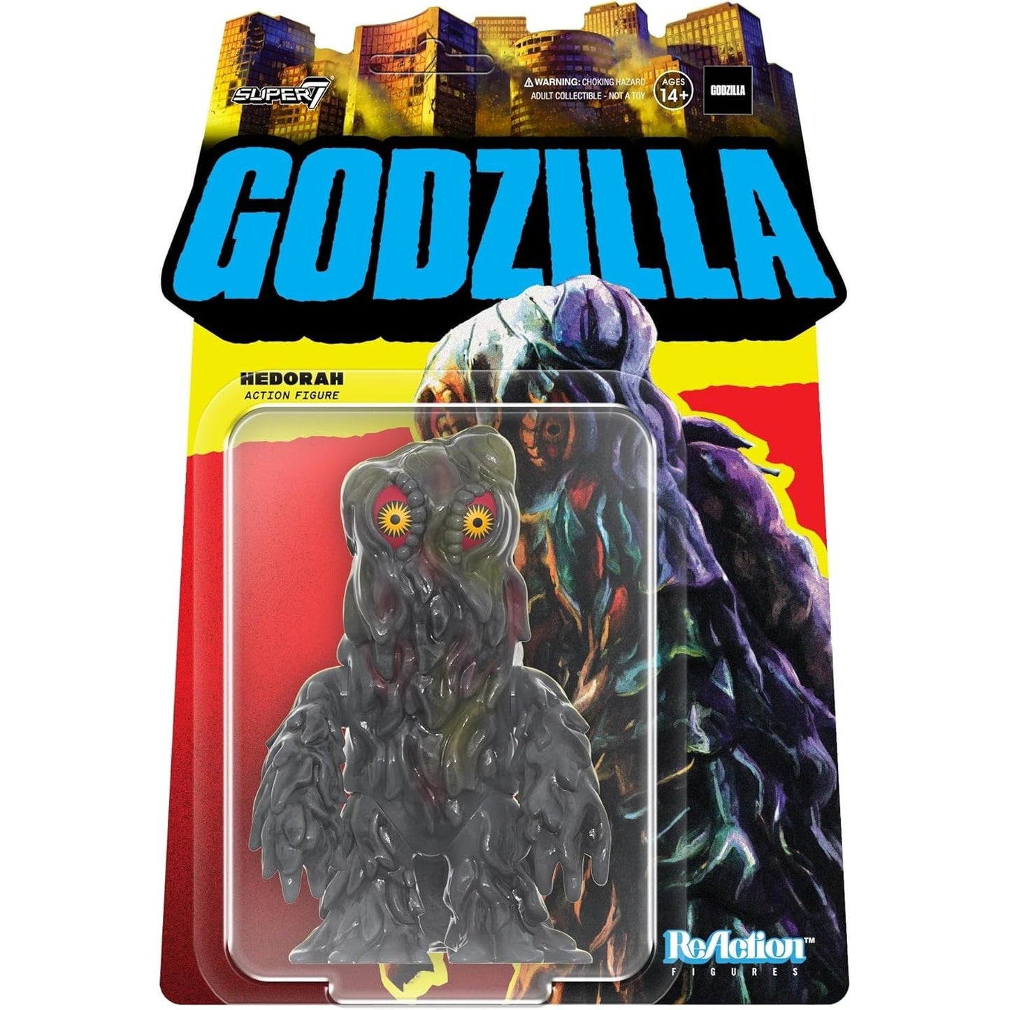 Godzilla Hedorah Action Figure - Toho, Super7 - ReAction Wave 2