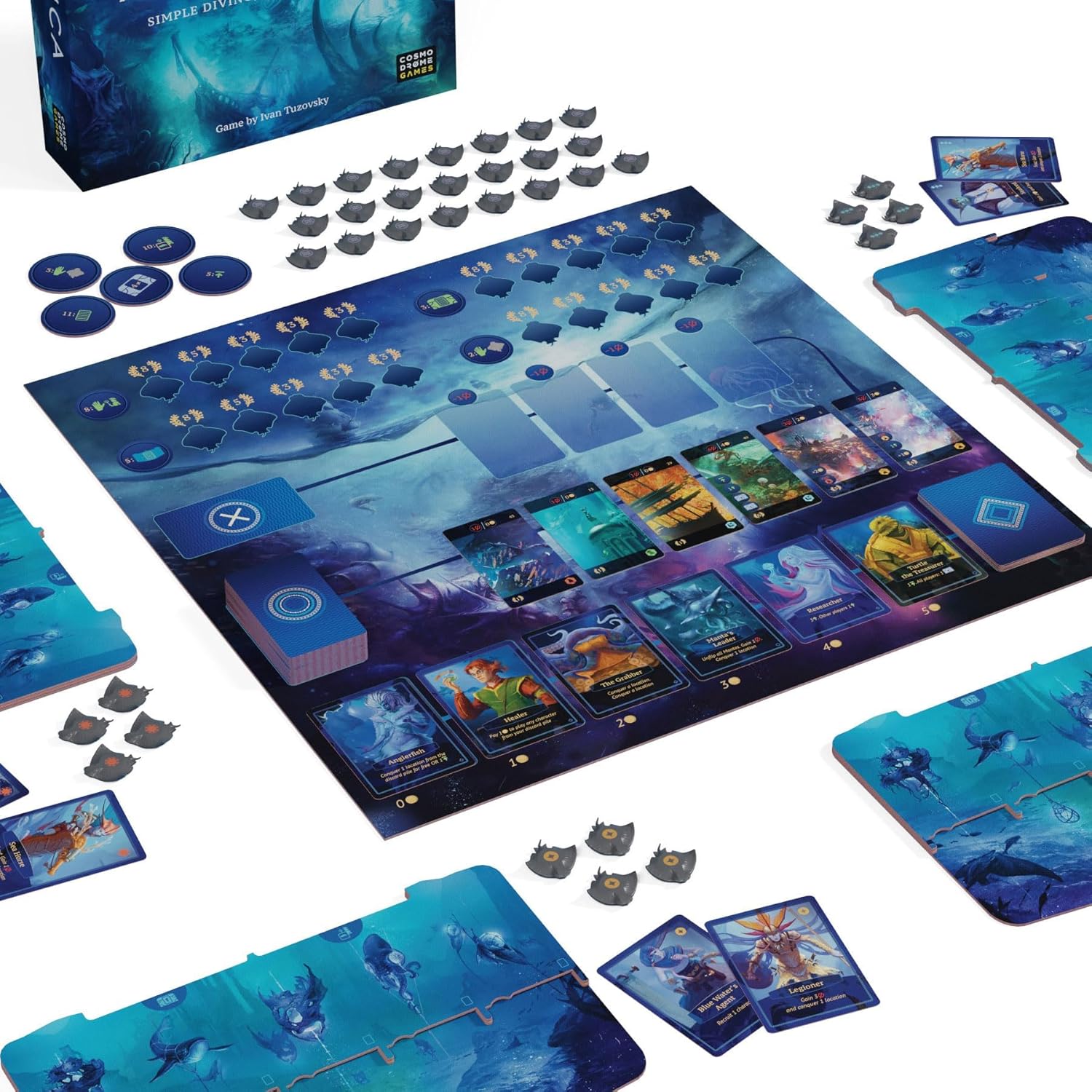 Aquatica Diving Strategy Board Game - Arcane Wonders