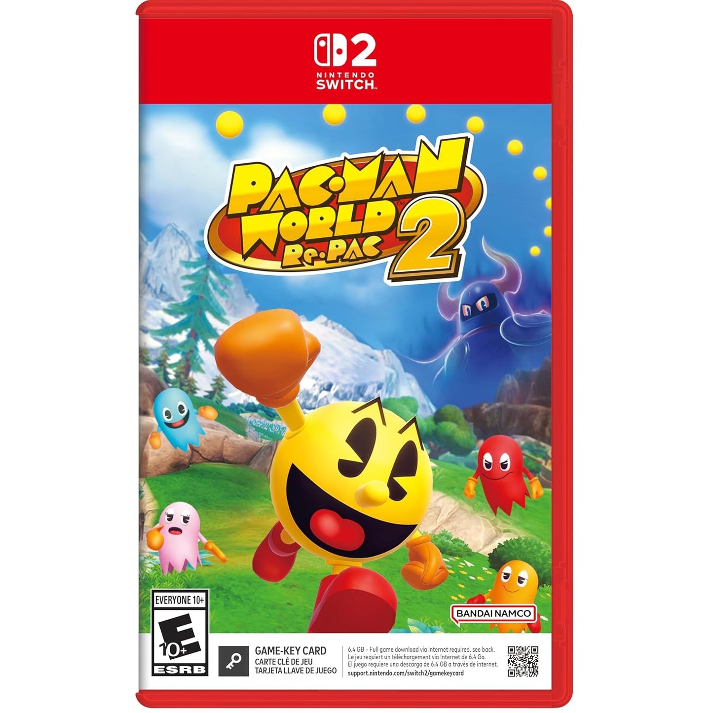 Pac-Man World 2 Re-PAC - Nintnedo Switch 2 Game Key Card - Bandai Namco