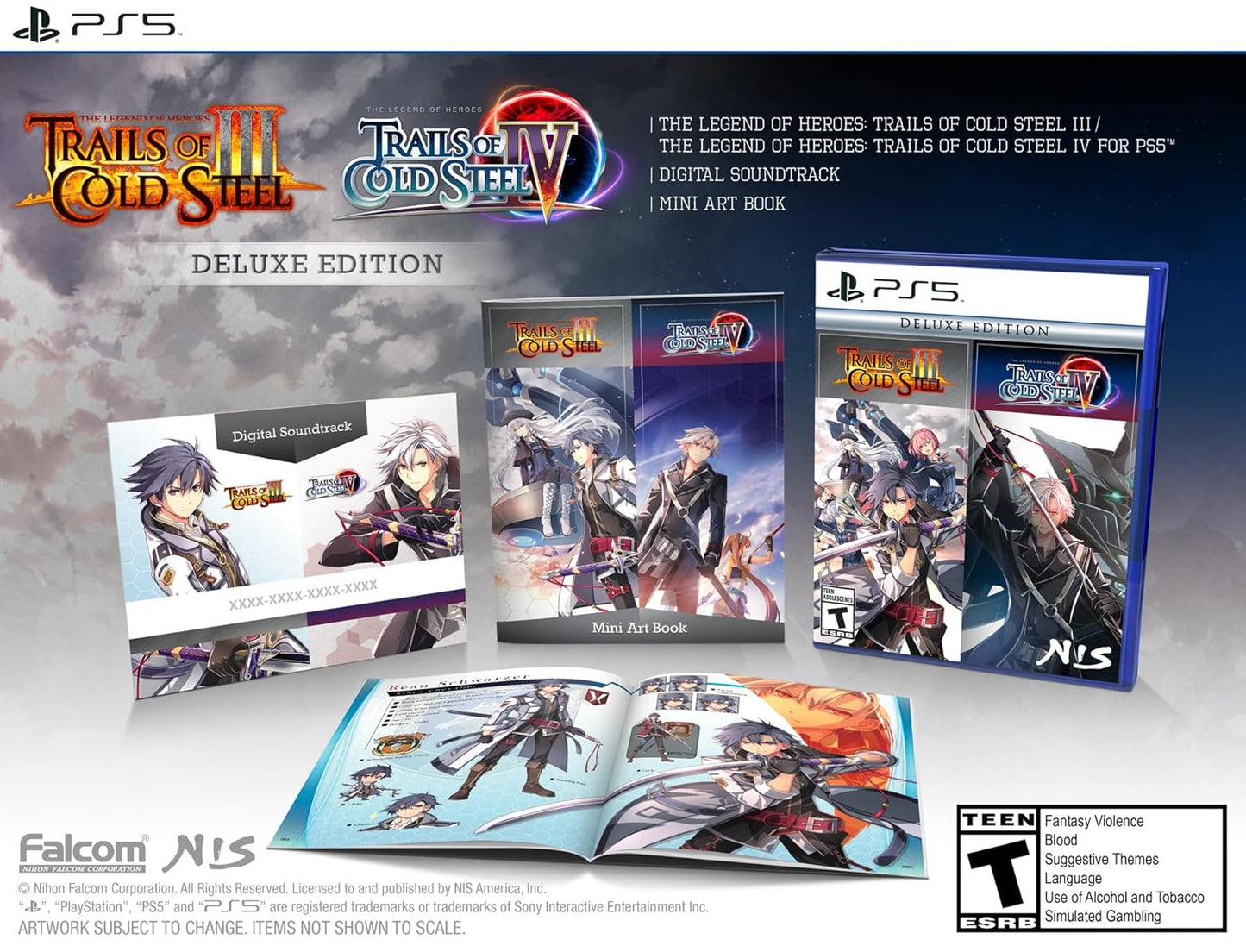 The Legend of Heroes: Trails of Cold Steel III & IV Deluxe Edition - PlayStation 5 - NIS America