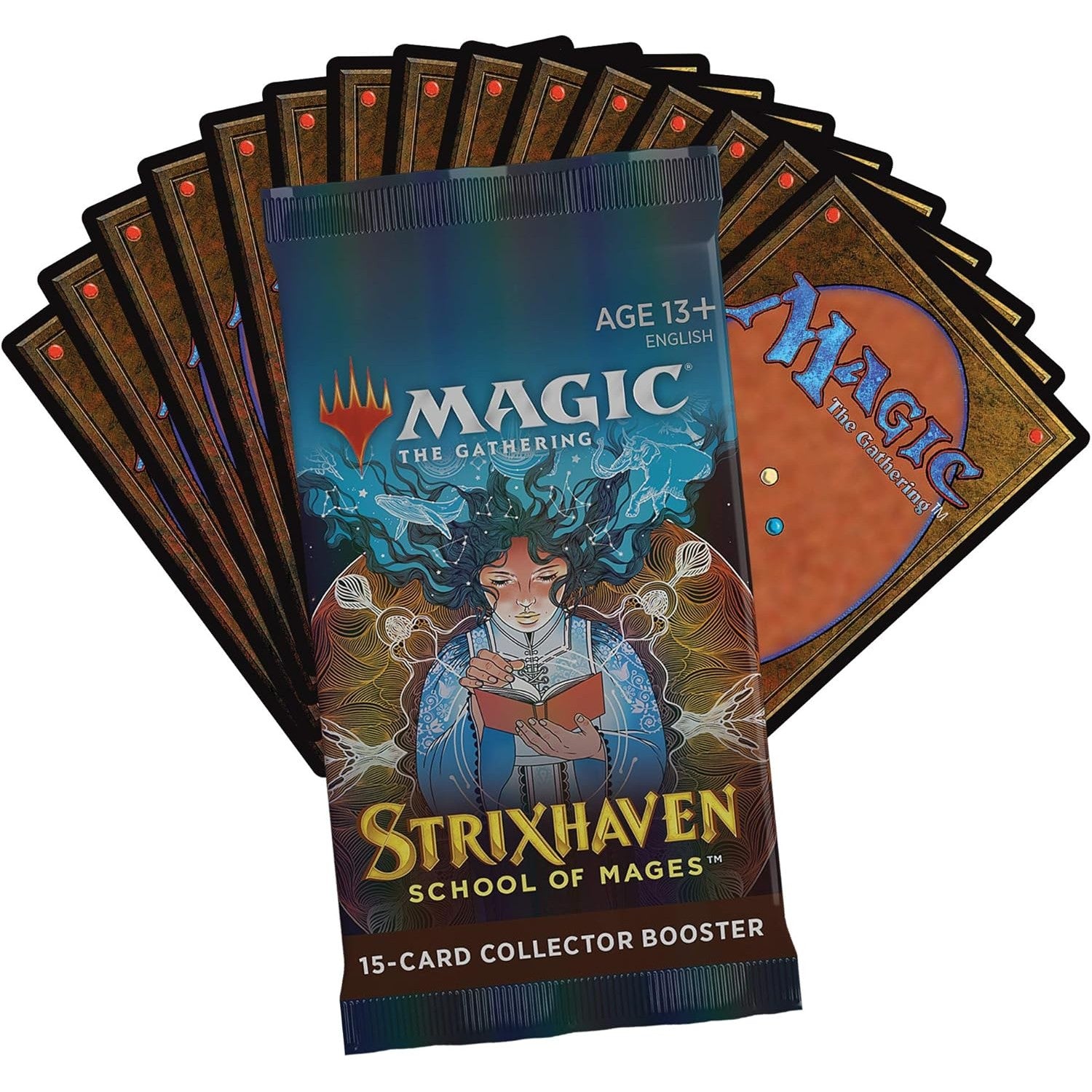 Magic: The Gathering Strixhaven Collector Booster - 1 Pack: 15 Cards - Wizards of the Coast