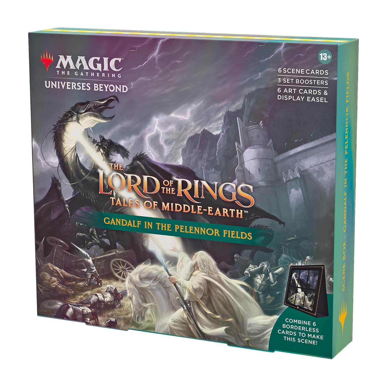 Magic: The Gathering The Lord of the Rings: Tales of Middle Earth - Gandalf in Pelennor Fields Scene Box - Wizards of the Coast