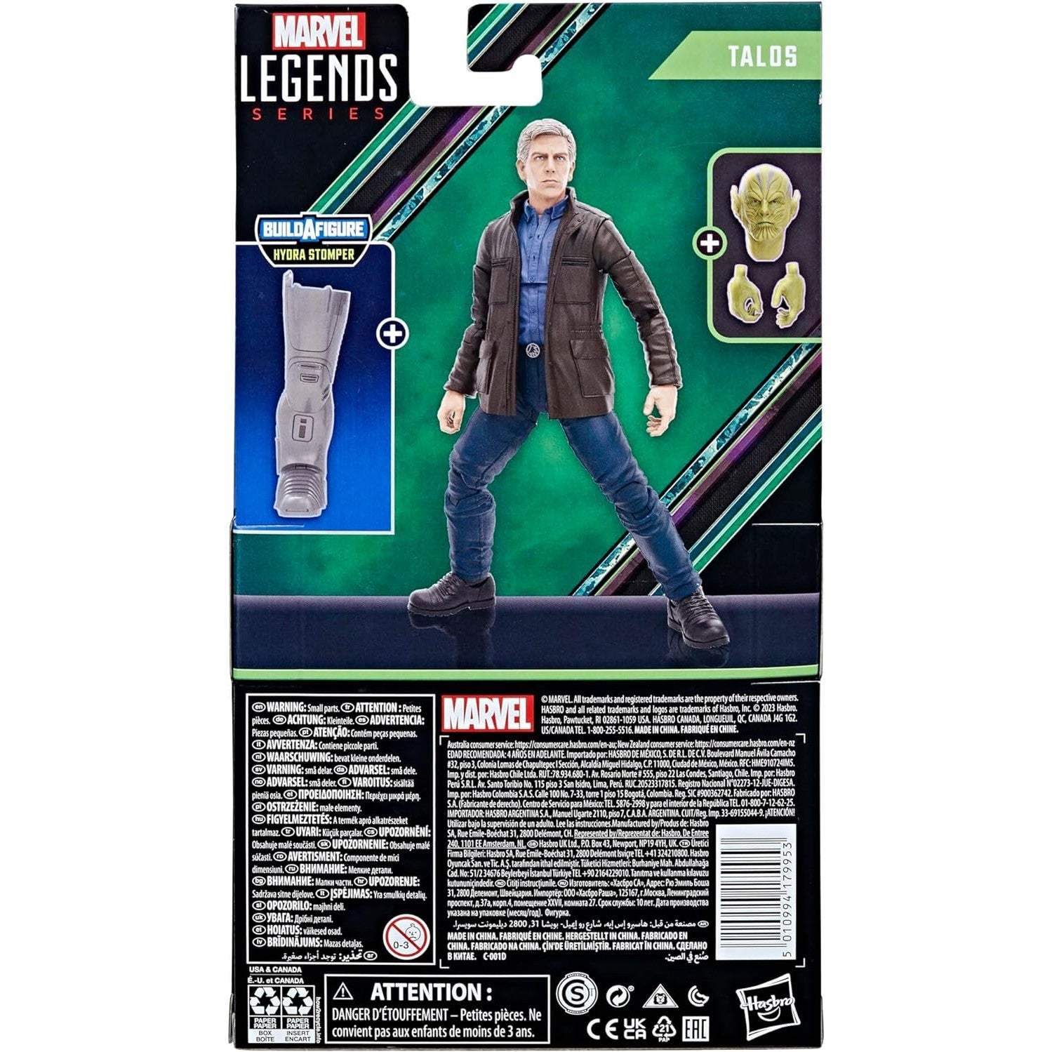 Secret Invasion Talos Action Figure Hydra Stomper BAF - Hasbro - Marvel Legends