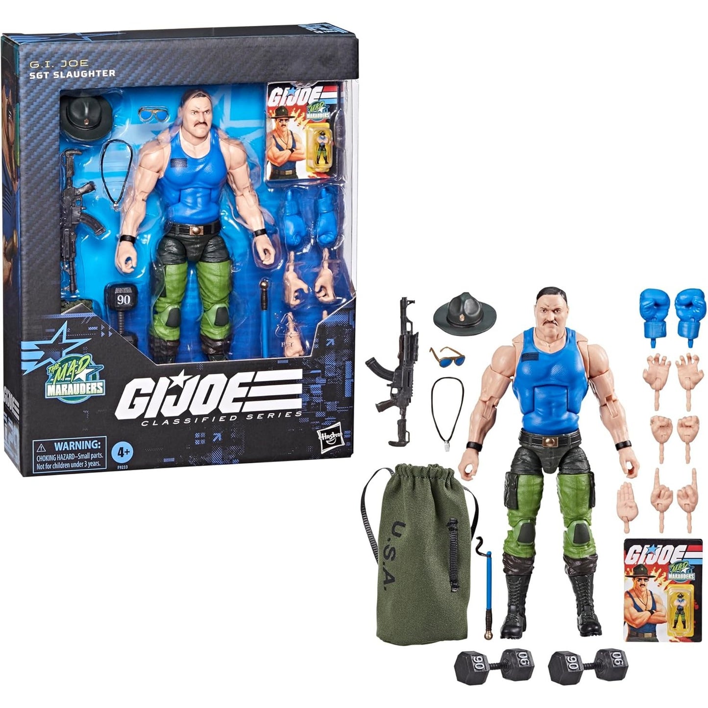 G.I. Joe Mad Marauders Sgt. Slaughter Deluxe Action Figure - Hasbro Classified Series #129