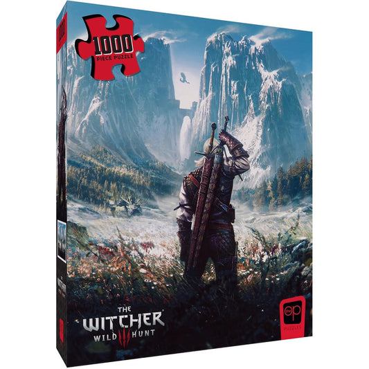 The Witcher III: The Wild Hunt Geralt in Skellige Isles 1,000 Piece Jigsaw Puzzle - USAopoly