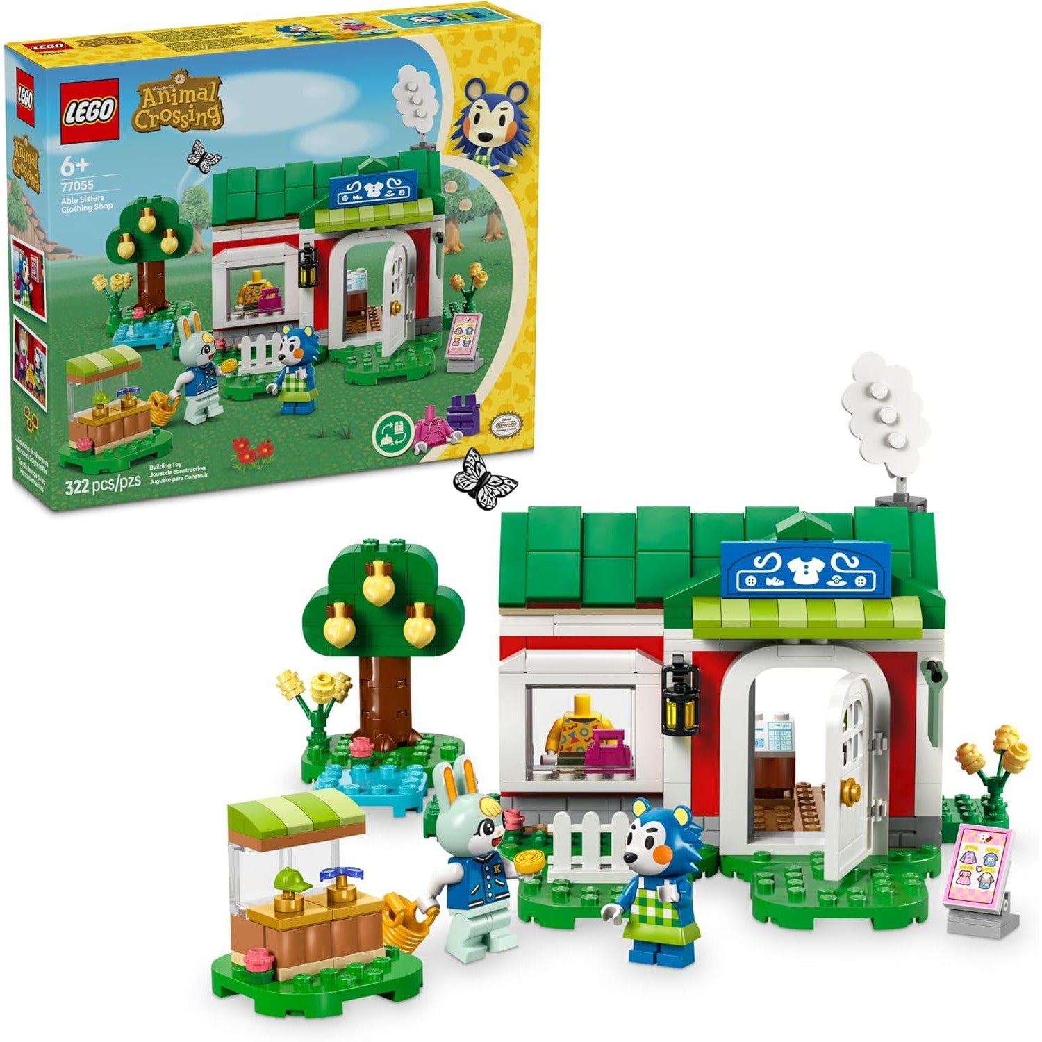 LEGO Animal Crossing Able Sisters Clothing Shop Building Toy - LEGO #77055