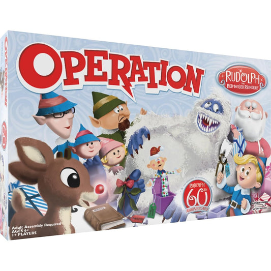 Operation: Rudolph the Red-Nosed Reindeer 60th Anniversary Board Game - USAopoly