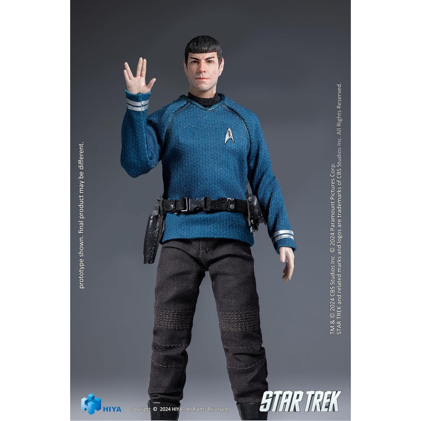 Star Trek 2009 Film Spock 1:12 Scale Action Figure - Hiya Toys Exquisite Super Series - PX Previews Exclusive!
