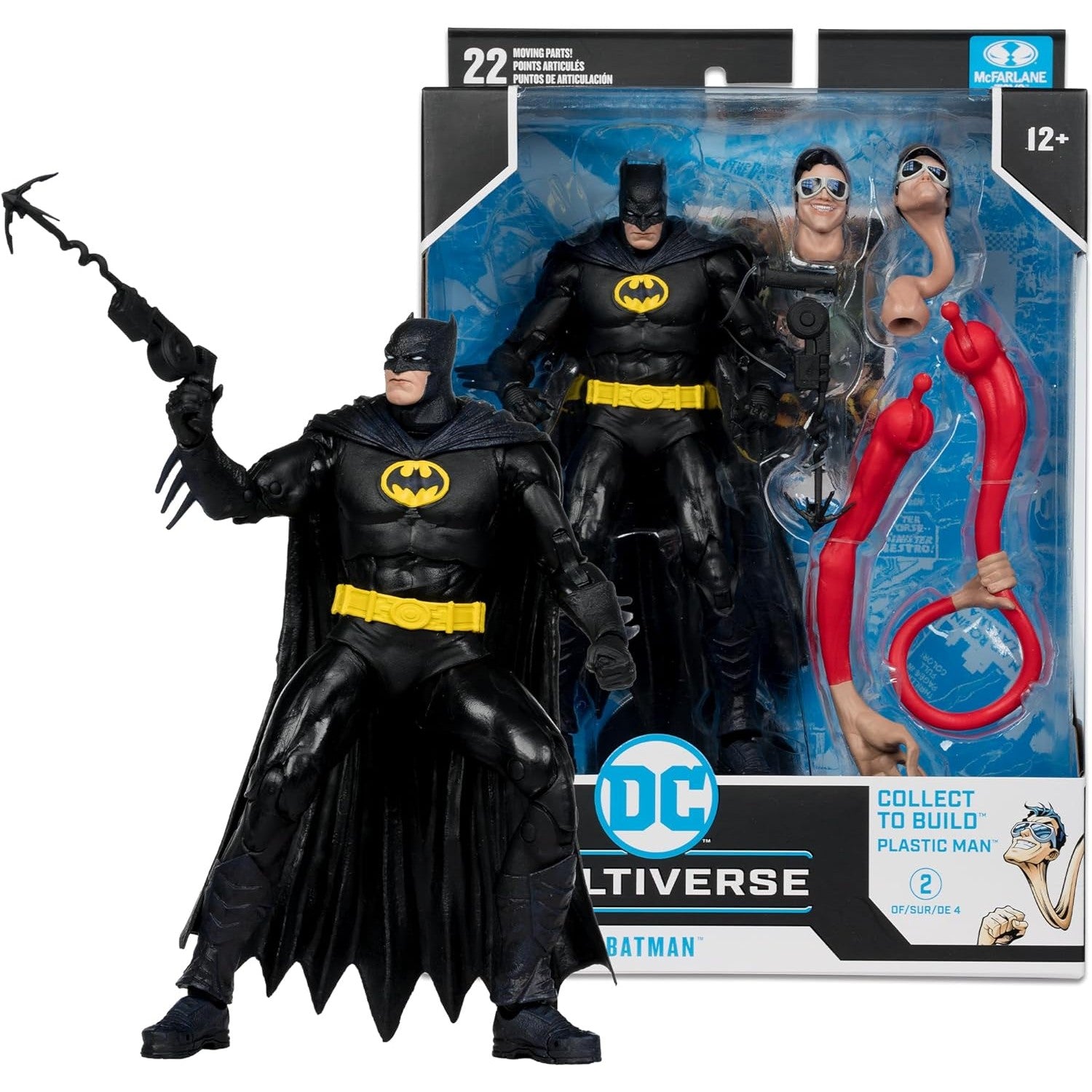 DC Multiverse Batman JLA Action Figure - McFarlane Toys - Wave 12, Plastic Man CTB