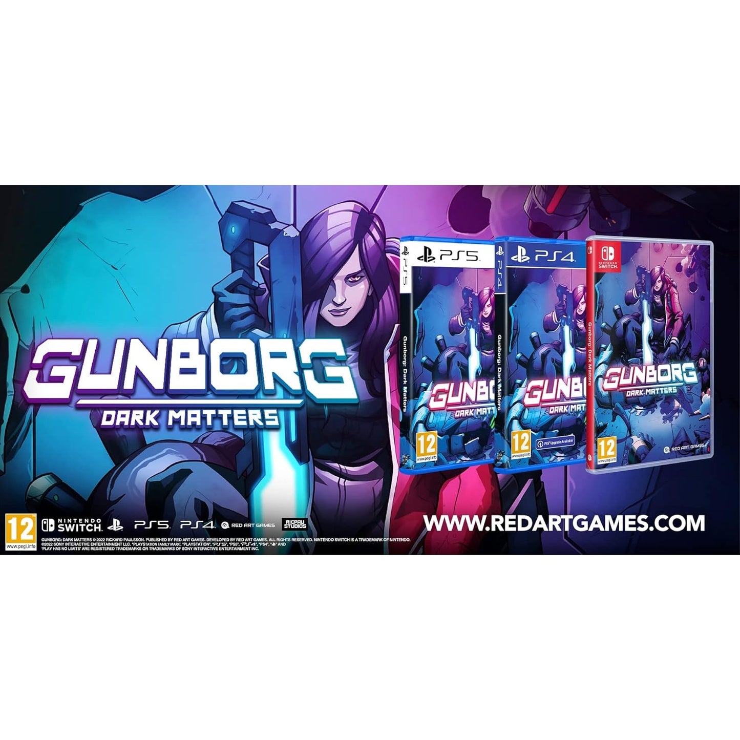 Gunborg: Dark Matters - Nintendo Switch (EU PAL Import) - Red Art Games