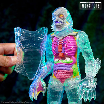 Universal Monsters Super Cyborg Creature from the Black Lagoon Clear Action Figure - Super7