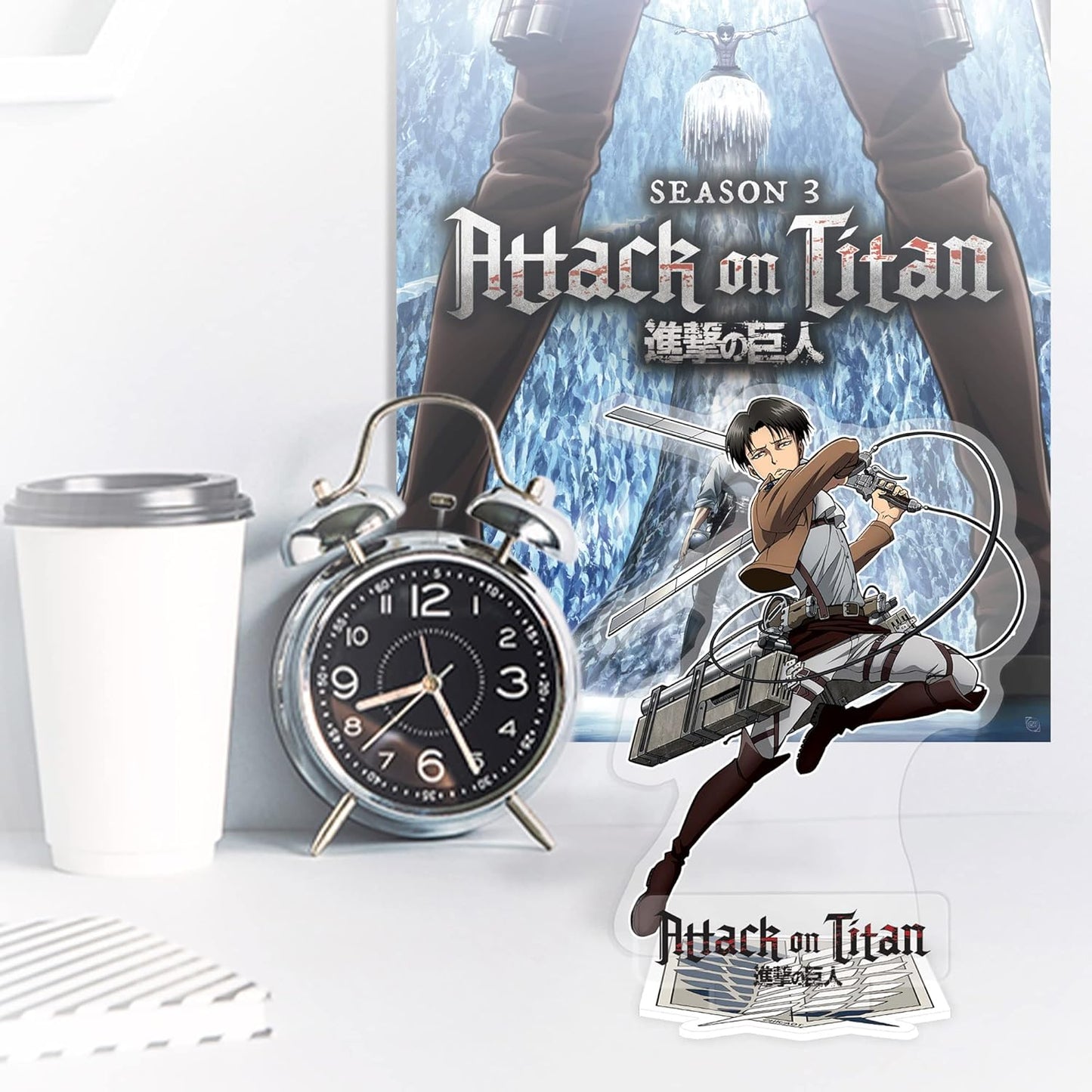 Attack on Titan Season 3 Levi Acrylic Figure - ABYstyle - Acryl