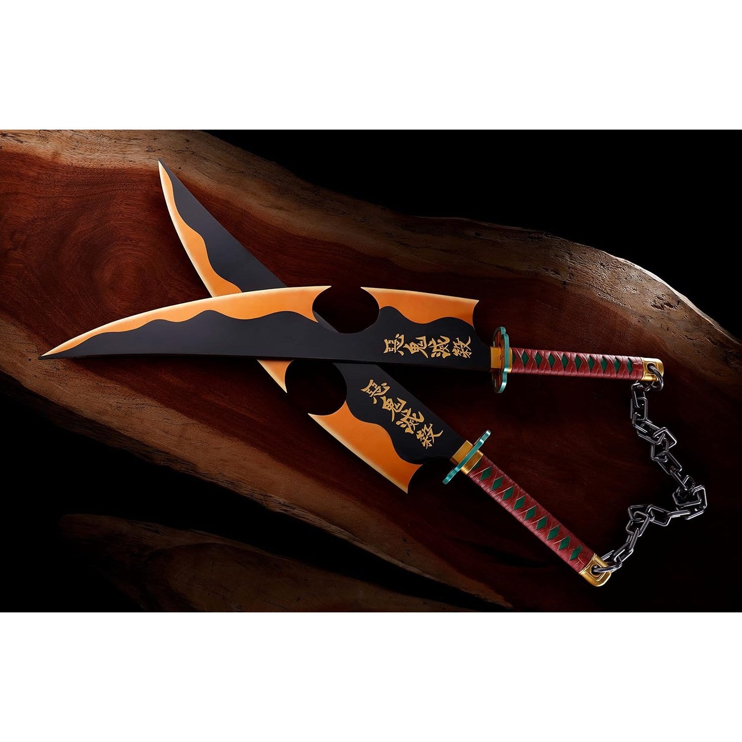 Demon Slayer: Kimetsu no Yaiba Proplica Tengen Uzui's Nichirin Swords Prop Replica - Bandai Spirits - Proplica Line