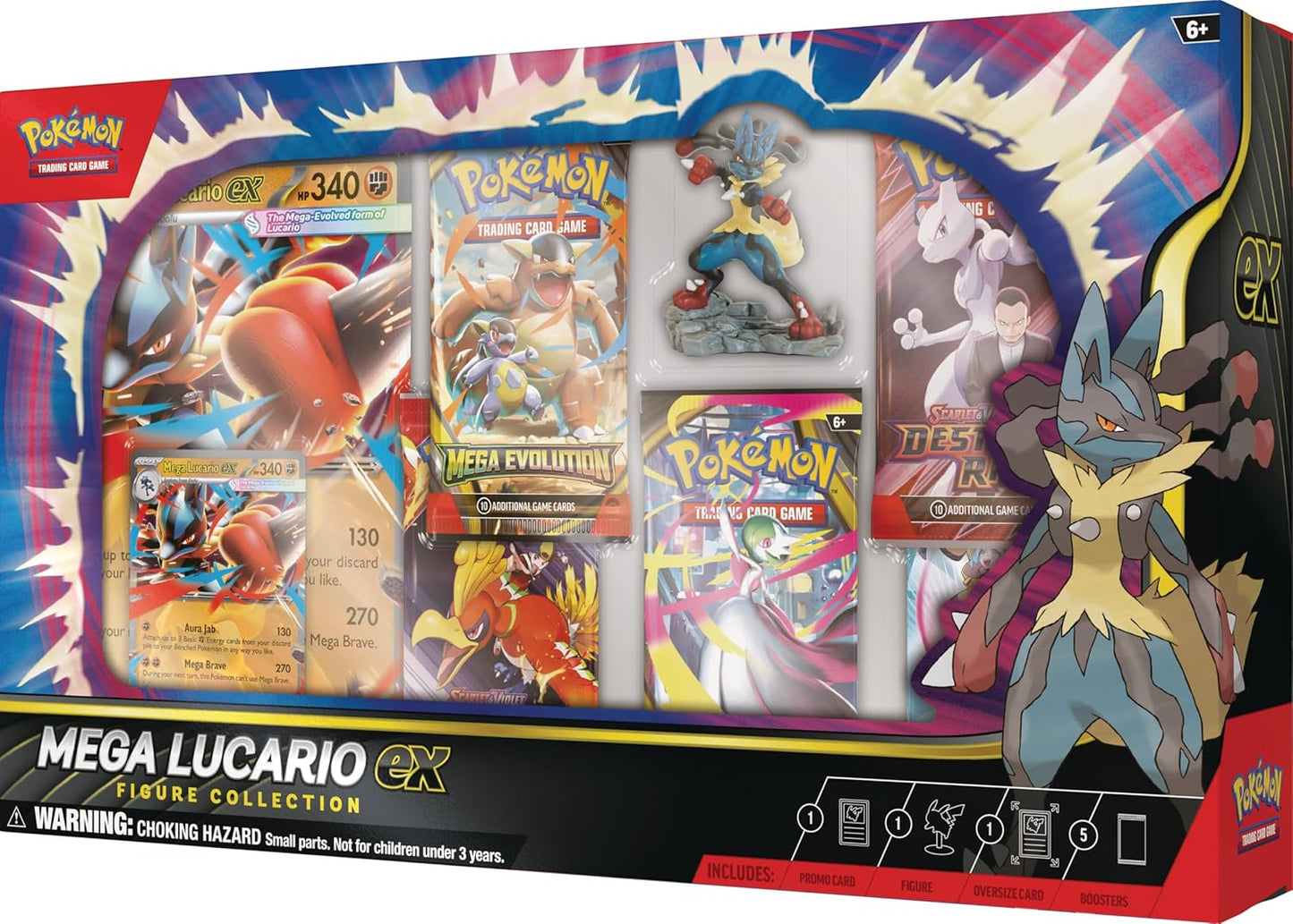 Pokemon TCG: Mega Lucario EX Figure Collection