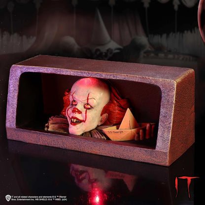 Stephen King's IT Pennywise Drain Resin Clown Sculpture - Nemesis Now