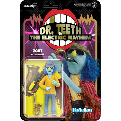 The Muppets Dr. Teeth & The Electric Mayhem Zoot Action Figure - Super7 - ReAction Wave 1