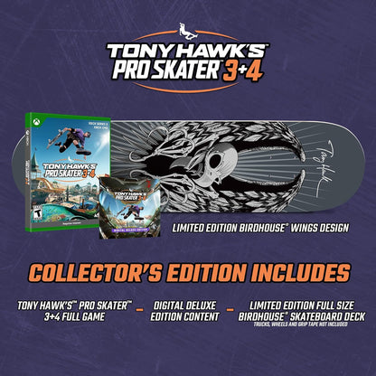 Tony Hawk's Pro Skater 3 + 4 Collector's Edition - Xbox Series X and Xbox One