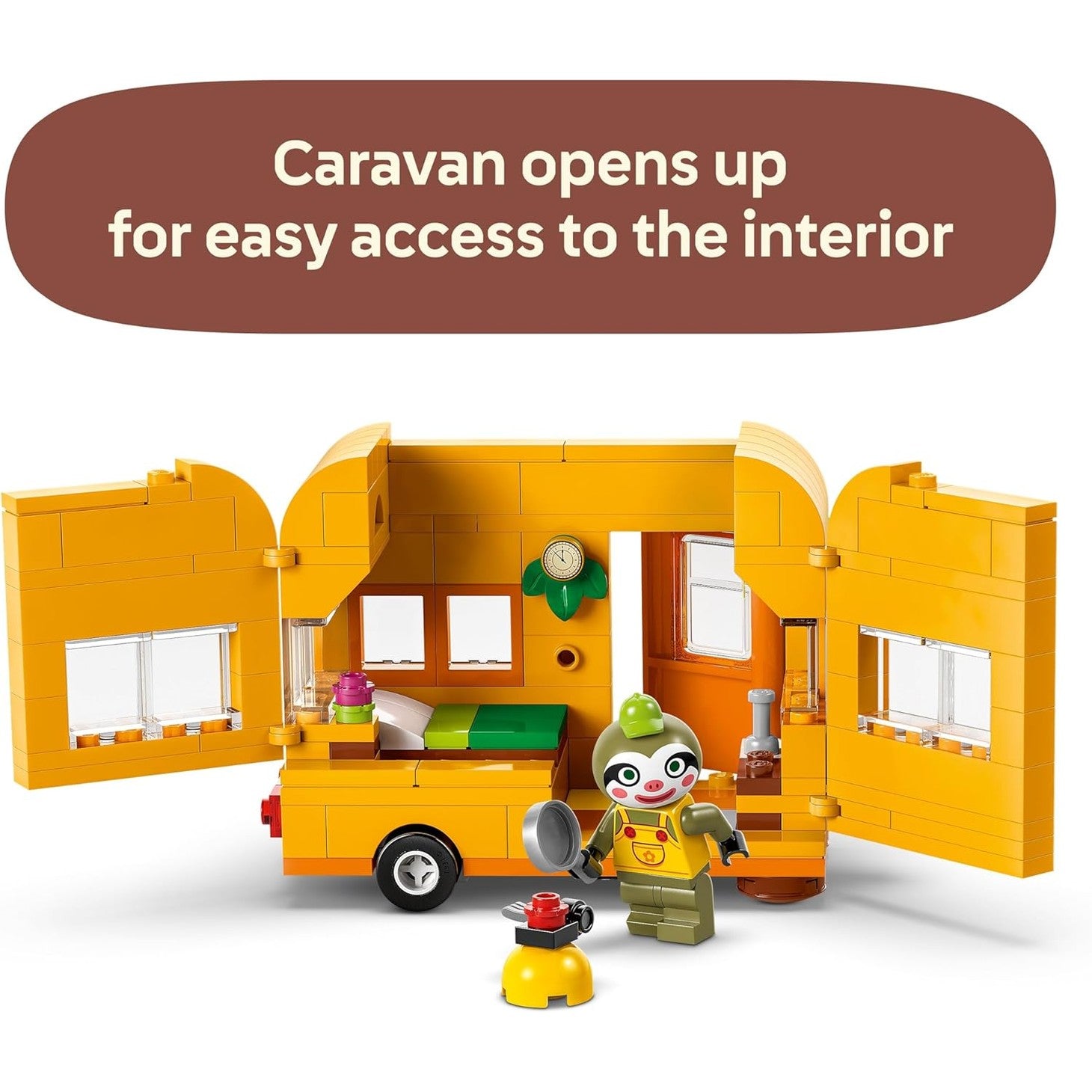 LEGO Animal Crossing Leif's Caravan & Garden Shop Building Toy - LEGO #77054