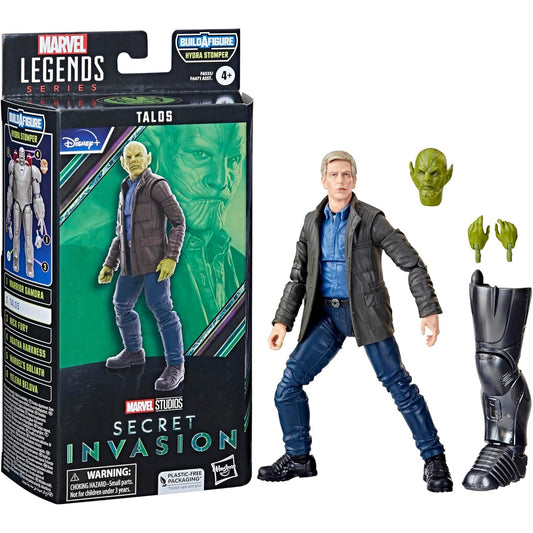 Secret Invasion Talos Action Figure Hydra Stomper BAF - Hasbro - Marvel Legends