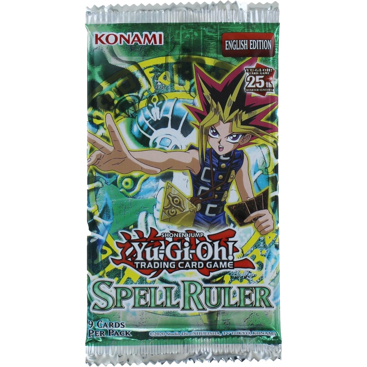 Yu-Gi-Oh! TCG 25th Anniversary Spell Ruler Booster Pack - 9 Cards - Konami