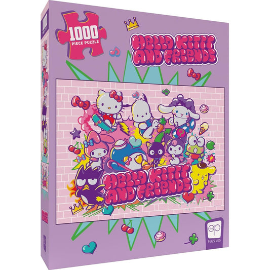 Hello Kitty and Friends Tokyo Skate 1,000 Piece Jigsaw Puzzle - USAopoly