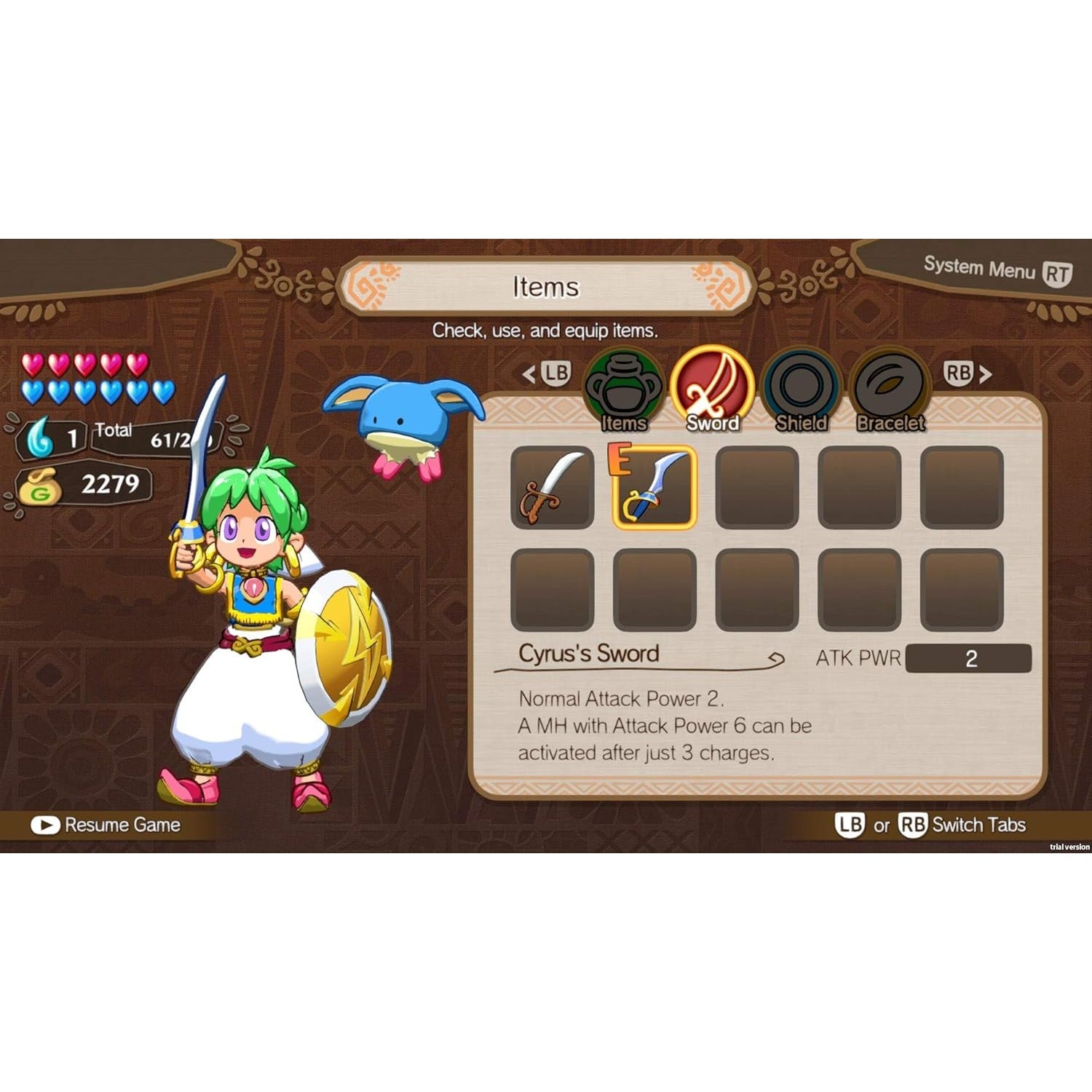 Wonder Boy: Asha in Monster World - Nintendo Switch - ININ