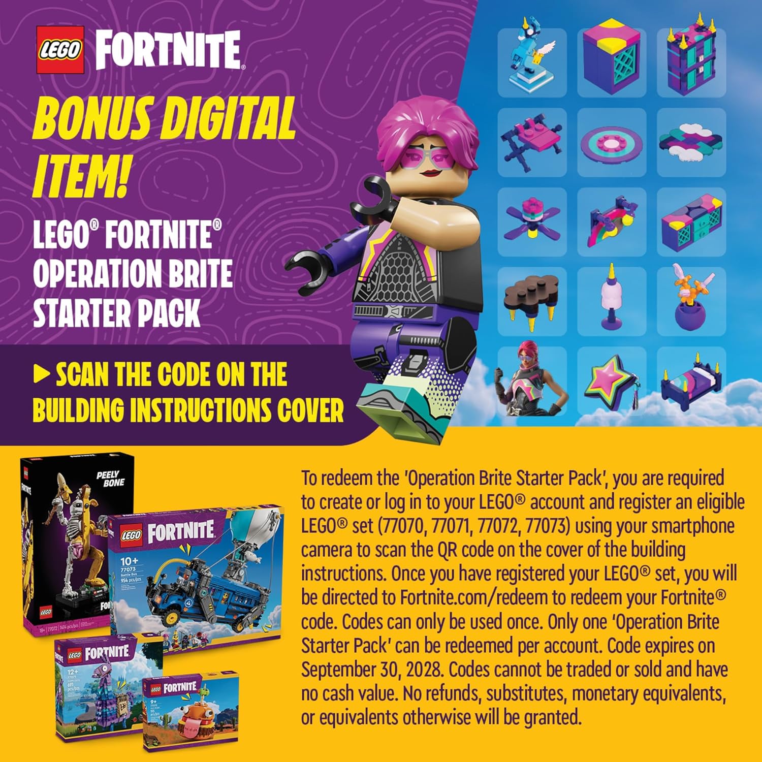 Fortnite Supply Llama Building Set - LEGO #77071