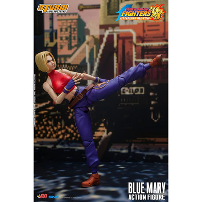 The King of Fighters '98 Blue Mary 1/12 Scale Action Figure - Storm Collectibles