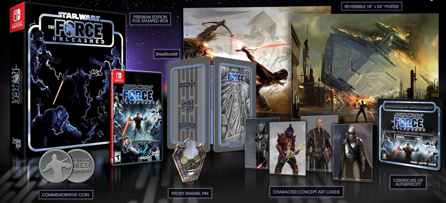 Star Wars: The Force Unleashed Premium Edition - Nintendo Switch - Limited Run Games #146