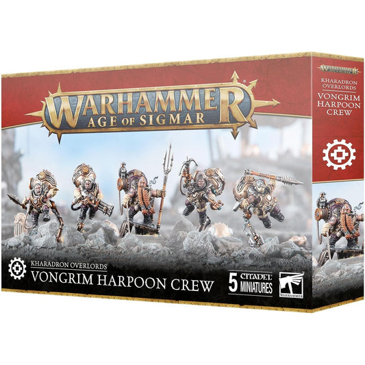 Warhammer: Age of Sigmar Kharadron Overlords Vongrim Harpoon Crew Kit - Set of 5 Citadel Miniatures - Games Workshop