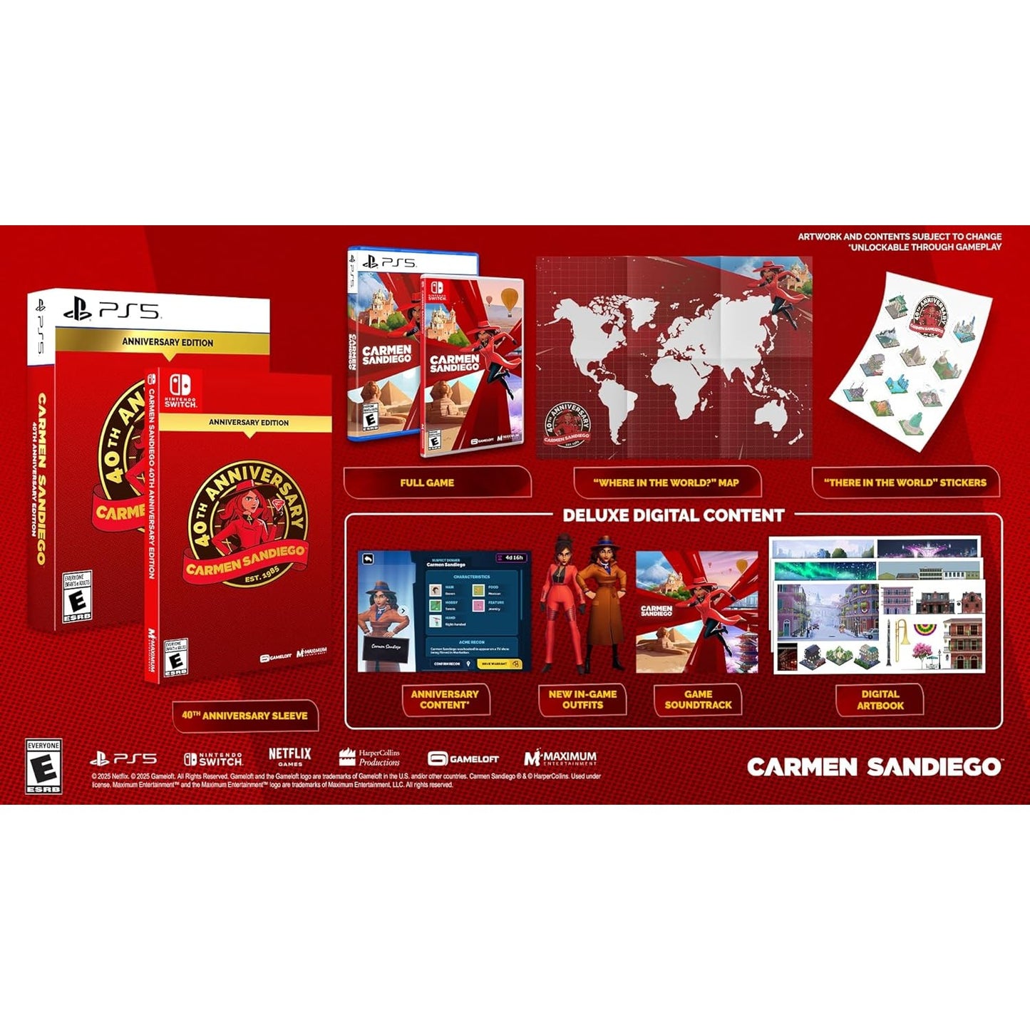Carmen Sandiego 40th Anniversary Edition - PlayStation 5 - Maximum Entertainment
