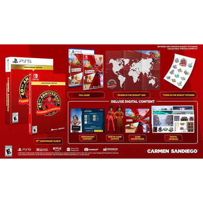 Carmen Sandiego 40th Anniversary Edition - PlayStation 5 - Maximum Entertainment