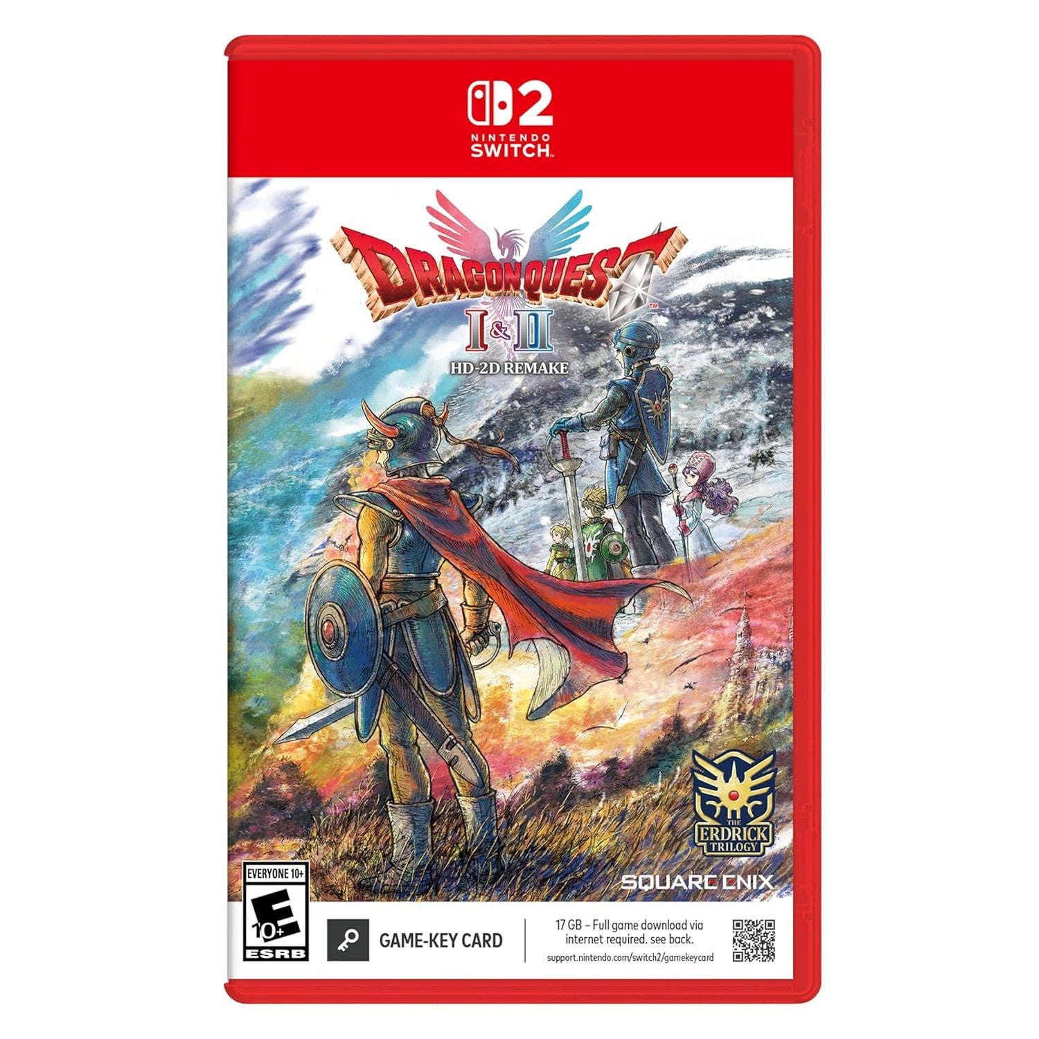 Dragon Quest I & II HD-2D Remake - Nintendo Switch 2 Game Key Card - Square Enix