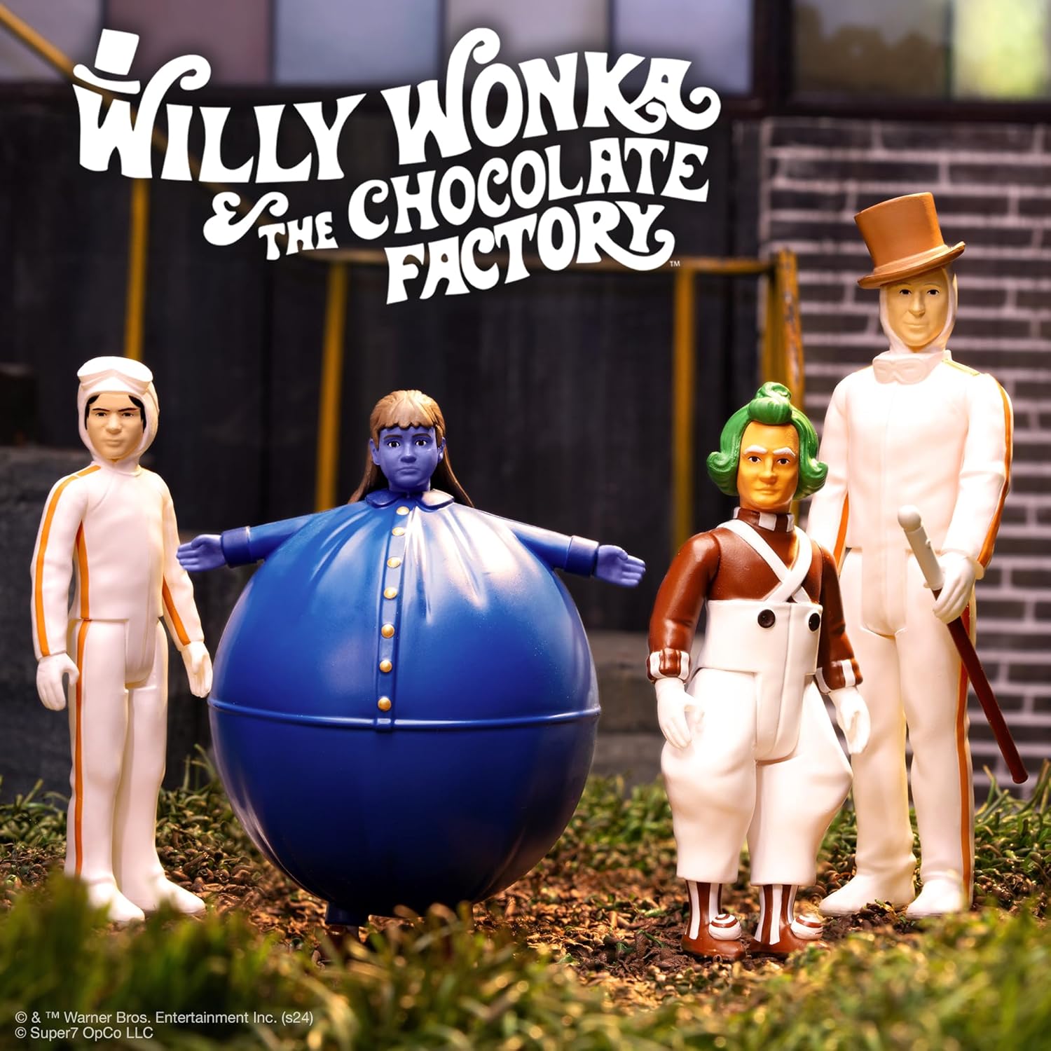 Willy Wonka & the Chocolate Factory Mike Teevee White WonkaVision Suit Action Figure - Super7 - ReAction, Wave 3