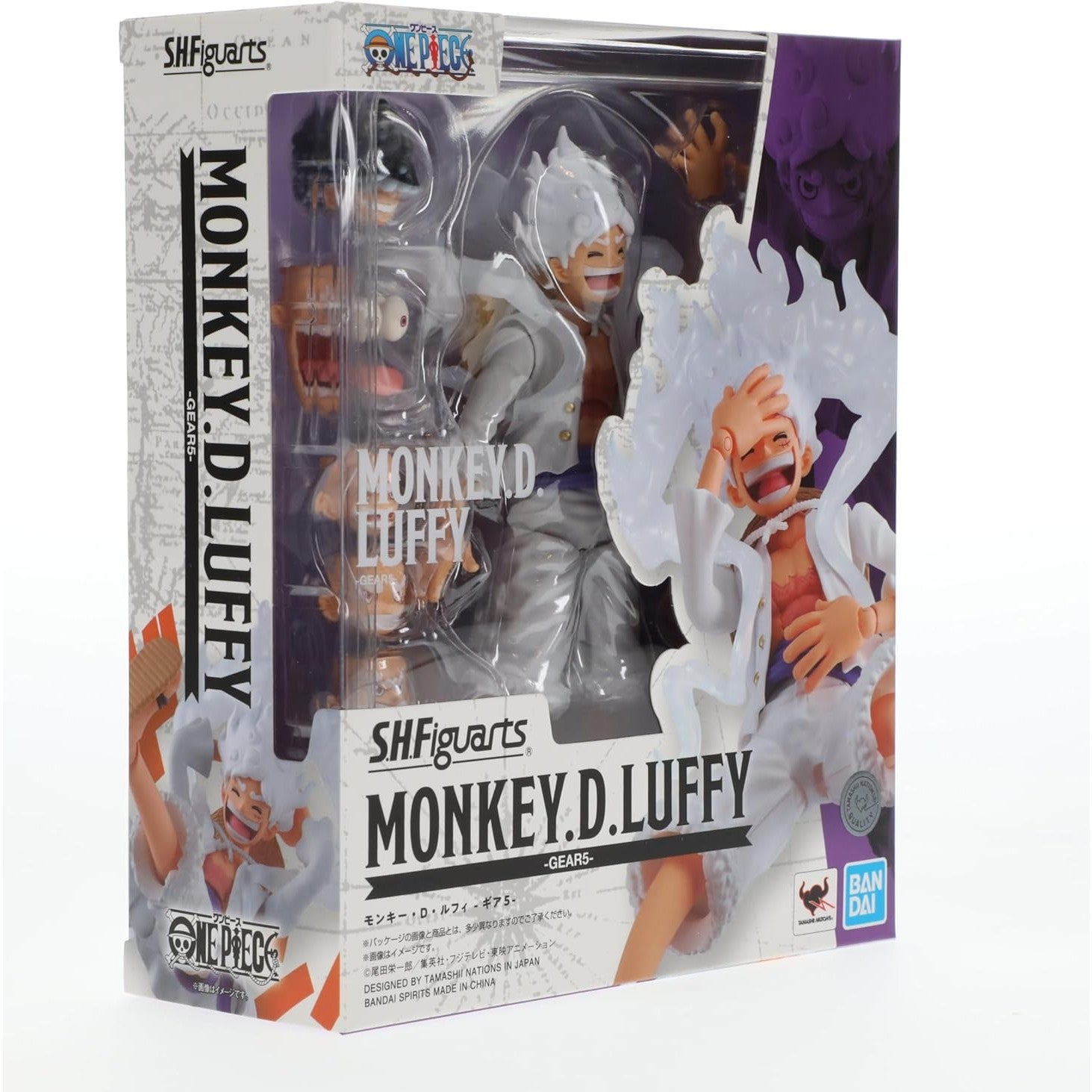 One Piece Monkey D. Luffy Gear5 Action Figure - Bandai Spirits S.H.Figuarts FiguartsZERO