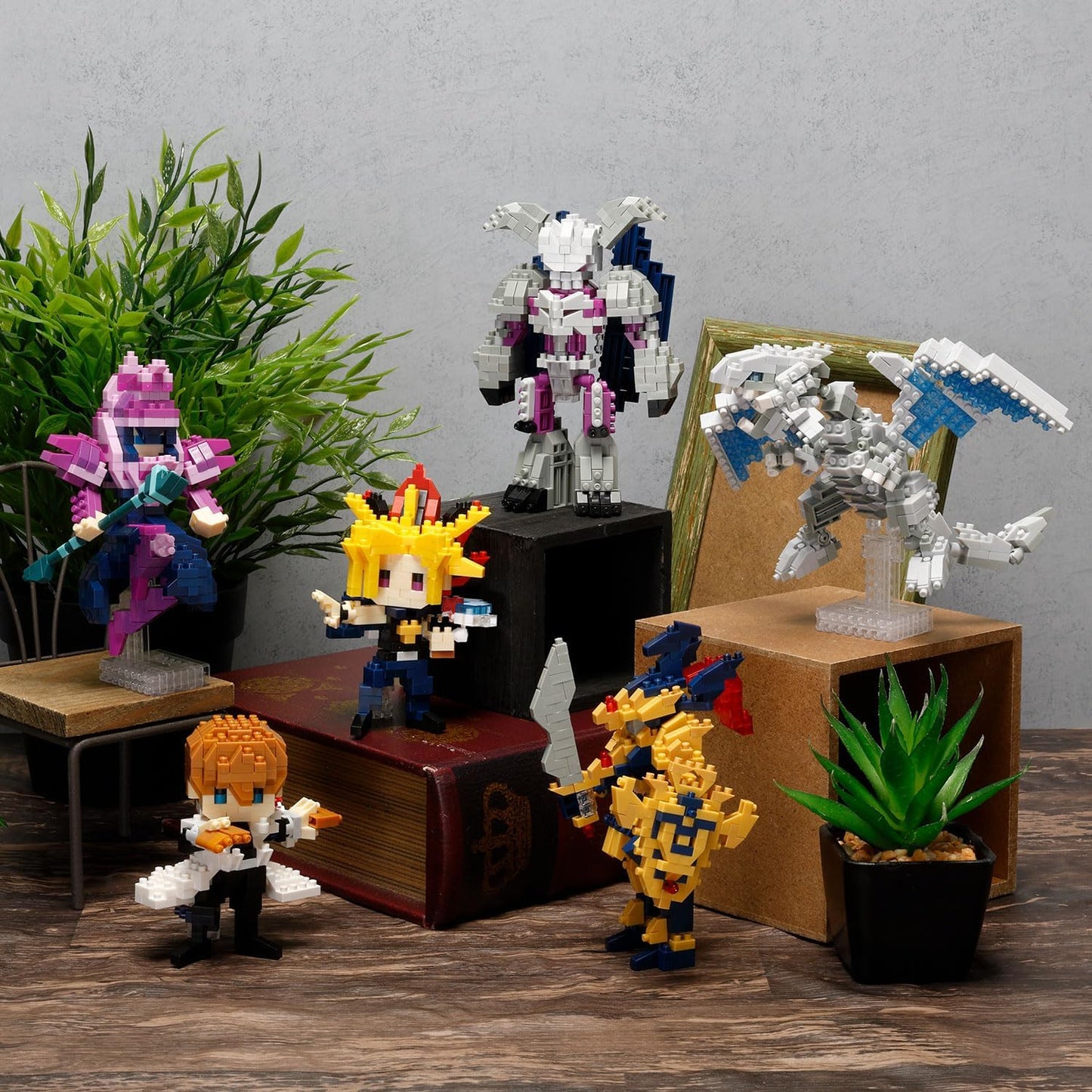 Yu-Gi-Oh! Yami Yugi Figure Building Kit - Bandai Spirits - Nanoblock Character Collection