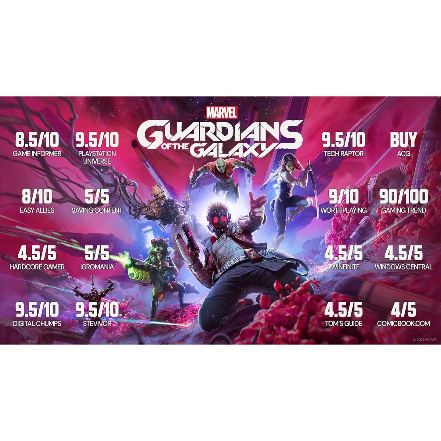 Marvel's Guardians of the Galaxy - PlayStation 4 - Square Enix