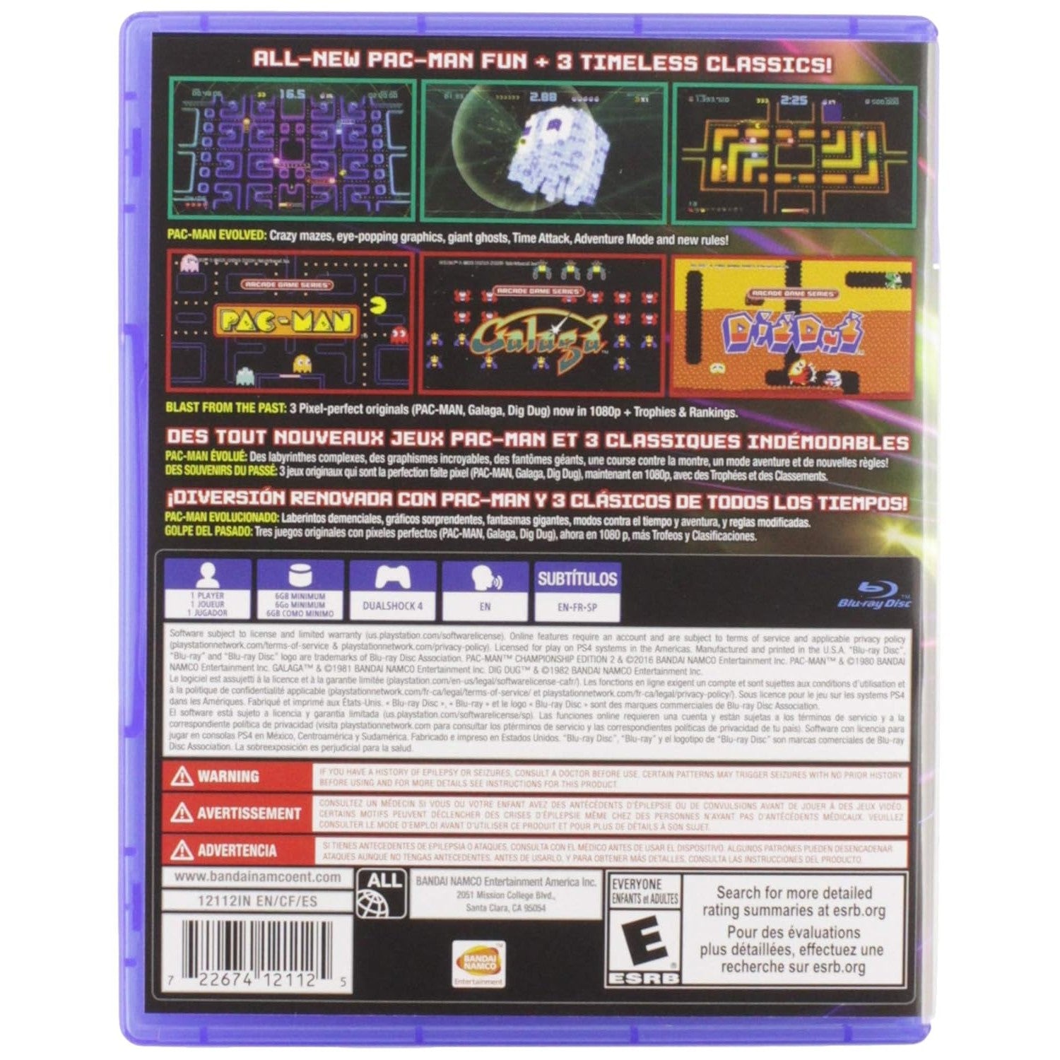 Pac-Man Championship Edition 2 + Arcade Game Series - PlayStation 4 - Namco Bandai