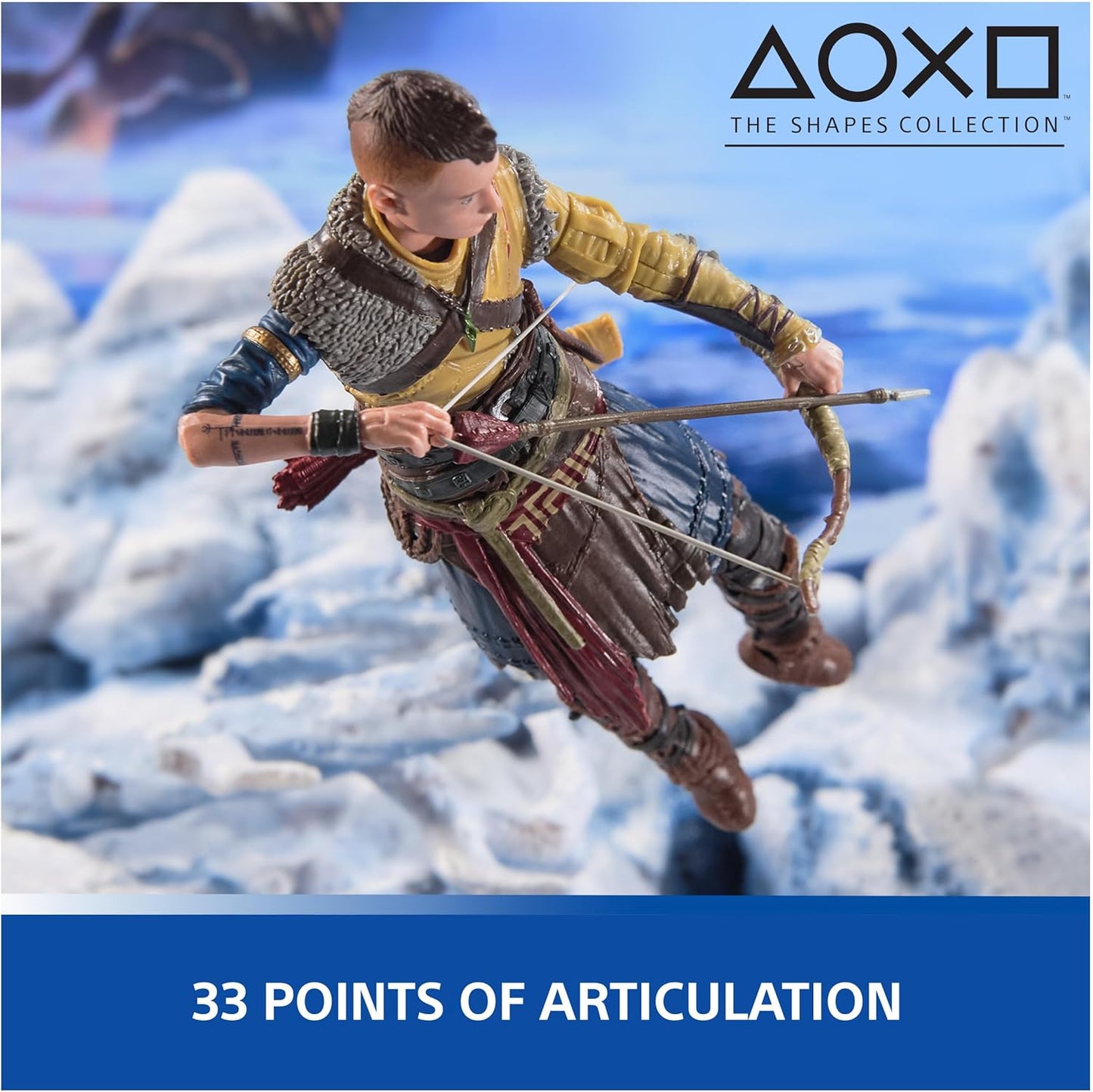 God of War: Ragnarok Atreus Survival Garb 6" Action Figure - Spin Master Ltd. Shapes Collection