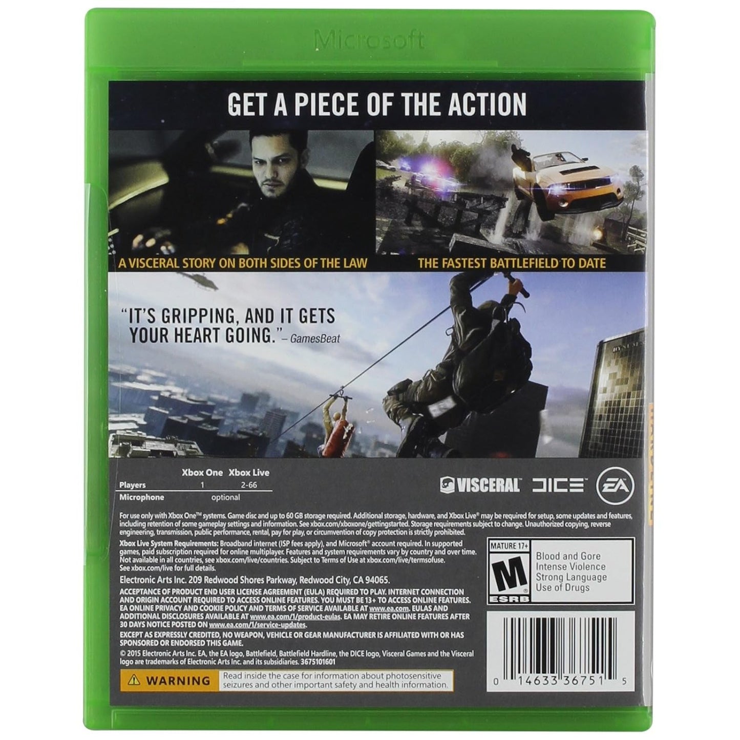 Battlefield Hardline - Xbox One - Electronic Arts