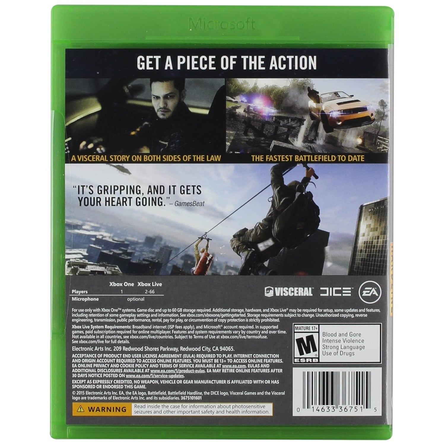 Battlefield Hardline - Xbox One - Electronic Arts